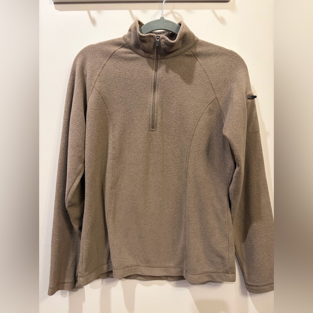 L.L. Bean women’s Beige Zip-Up Sweater